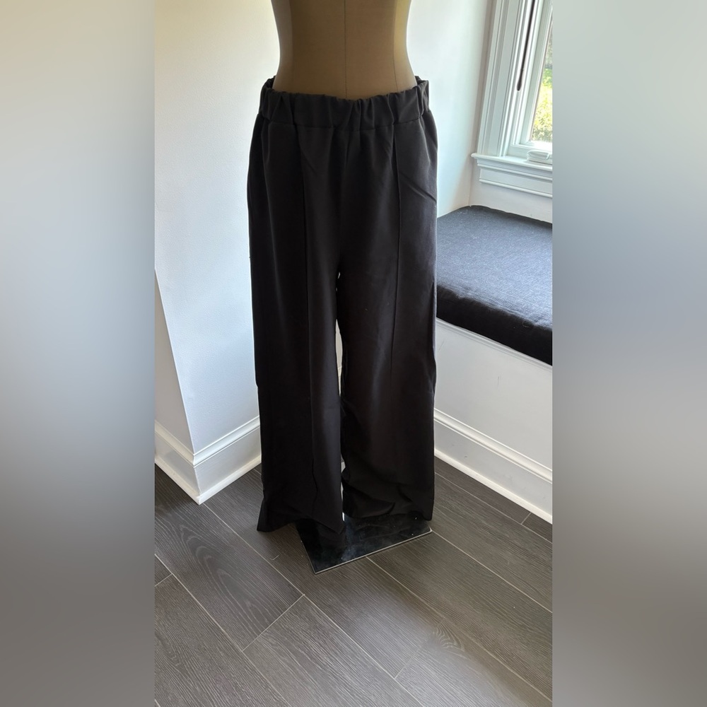 ASOS Tall Black Wide Leg Pants High Waist